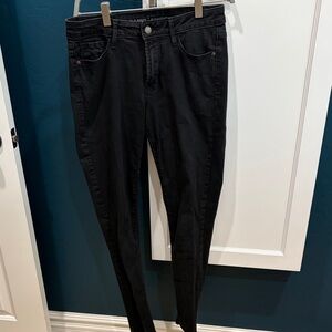 Old Navy rockstar mid-rise black jeans